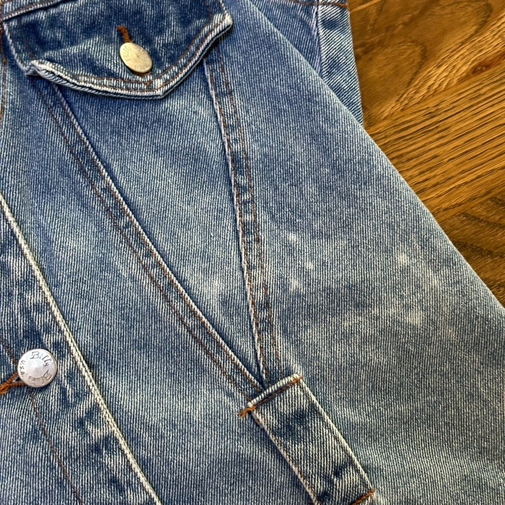 Vintage Denim Vest Contempo Casual - Picture 2 of 6